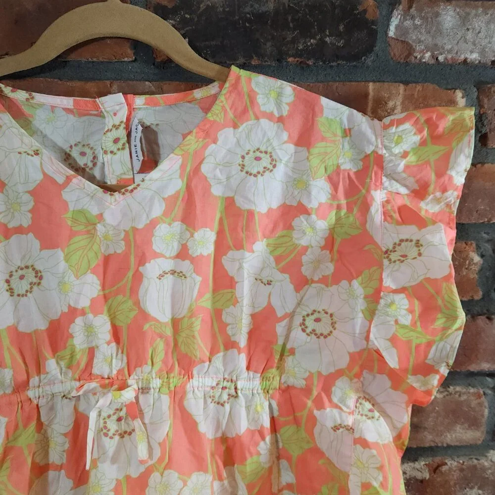 Janie and Jack The Floral Frills Swim Cover-up Beach Summer Vacation Girls' 6